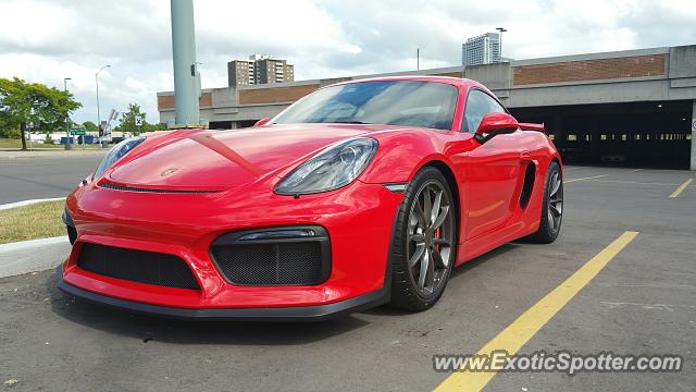 Porsche Cayman GT4 spotted in Toronto, Canada