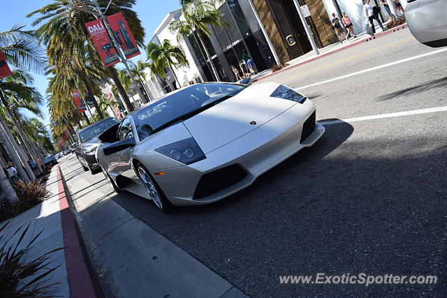 Lamborghini Murcielago spotted in Beverly Hills, California