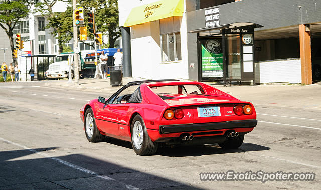Ferrari 308 spotted in Milwaukee, Wisconsin