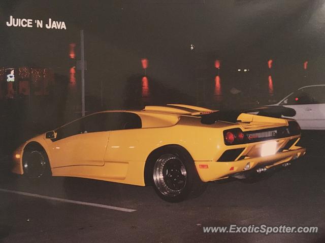 Lamborghini Diablo spotted in High Point, North Carolina