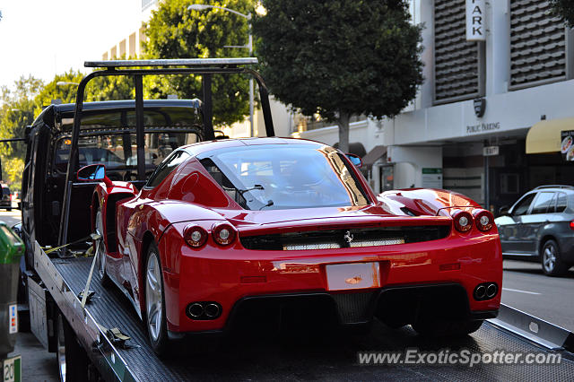 Ferrari Enzo spotted in Beverly Hills, California