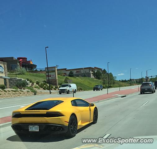 Lamborghini Huracan spotted in Castle Rock, Colorado