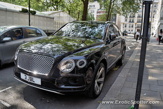 Bentley Bentayga spotted in London, United Kingdom
