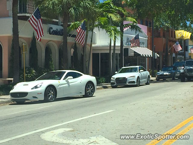 Ferrari California spotted in Fort Lauderdale, Florida