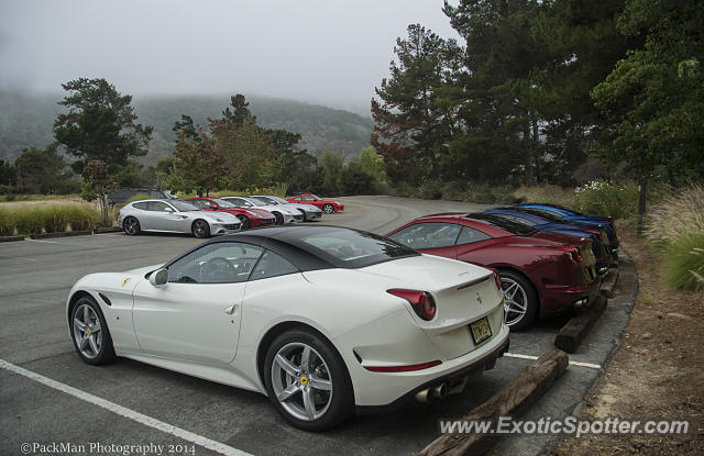 Ferrari California spotted in Carmel Valley, California