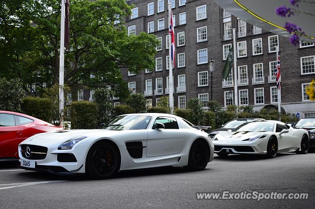 Mercedes SLS AMG spotted in London, United Kingdom
