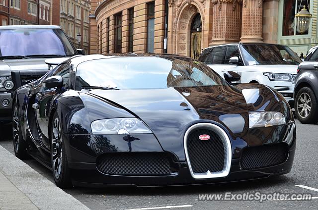 Bugatti Veyron spotted in London, United Kingdom