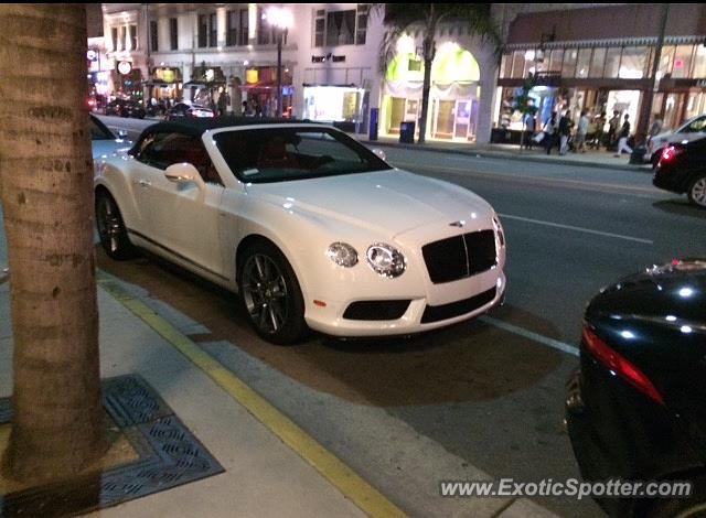 Bentley Continental spotted in Pasadena, California