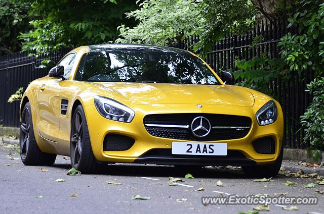 Mercedes SLS AMG spotted in London, United Kingdom