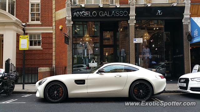Mercedes SLS AMG spotted in London, United Kingdom