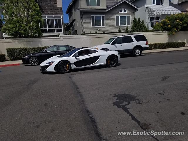 Mclaren P1 spotted in Newport, California