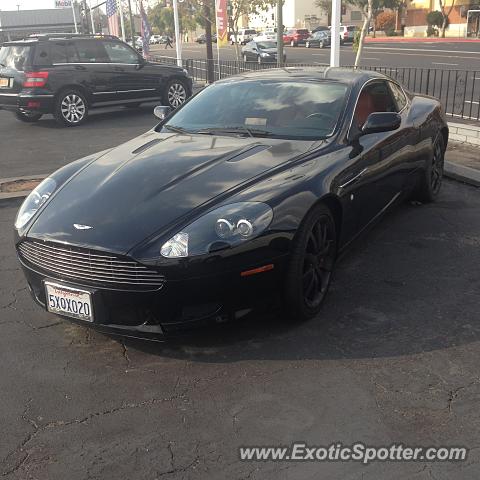 Aston Martin DB9 spotted in San Gabriel, California