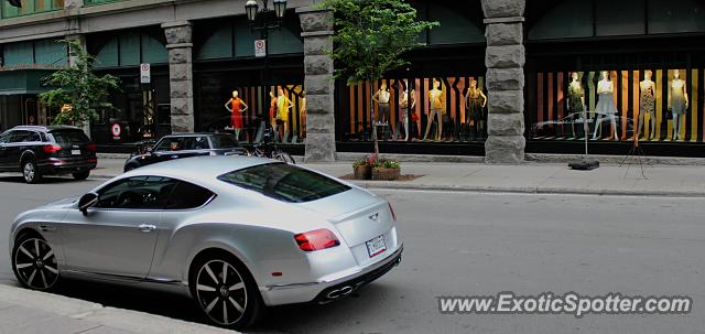 Bentley Continental spotted in Montreal, QC, Canada