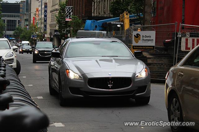 Maserati Quattroporte spotted in Montreal, QC, Canada