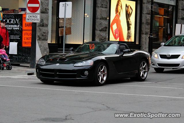 Dodge Viper spotted in Montreal, QC, Canada