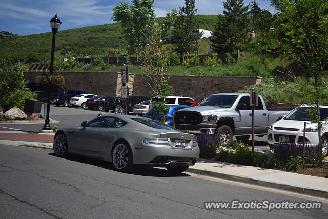 Aston Martin DB9 spotted in Park City, Utah