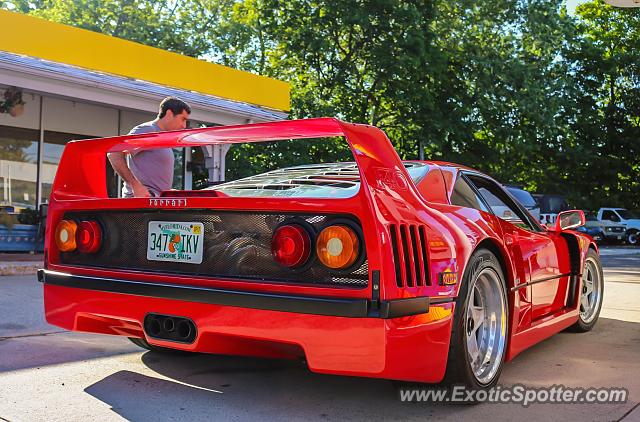 Ferrari F40 spotted in Long Branch, New Jersey