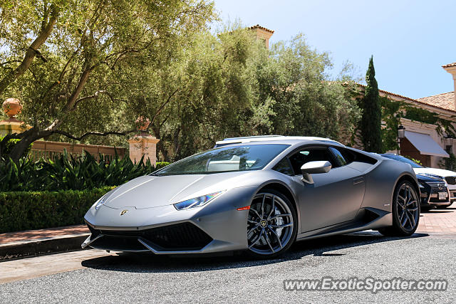 Lamborghini Huracan spotted in Newport Beach, California