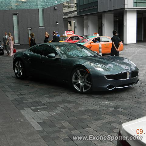 Fisker Karma spotted in Toronto, Canada