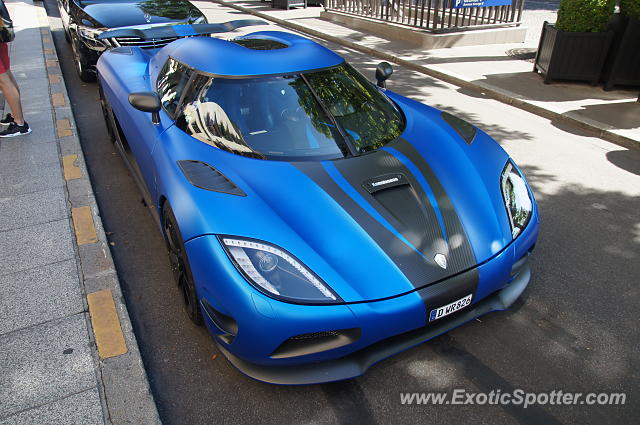 Koenigsegg Agera R spotted in Paris, France