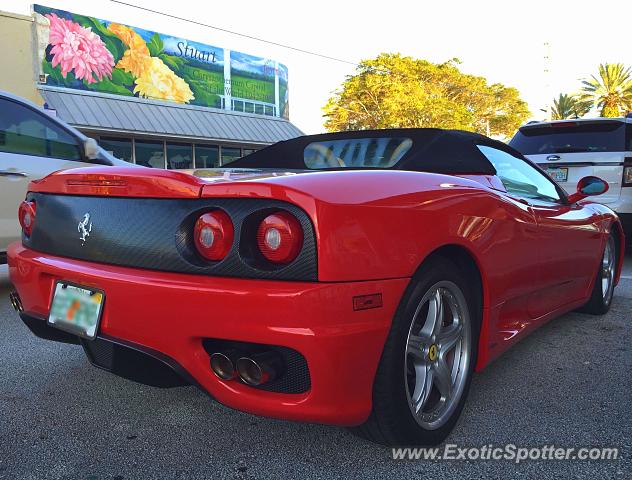 Ferrari 360 Modena spotted in Stuart, Florida