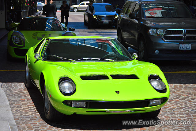 Lamborghini Miura spotted in Beverly Hills, California
