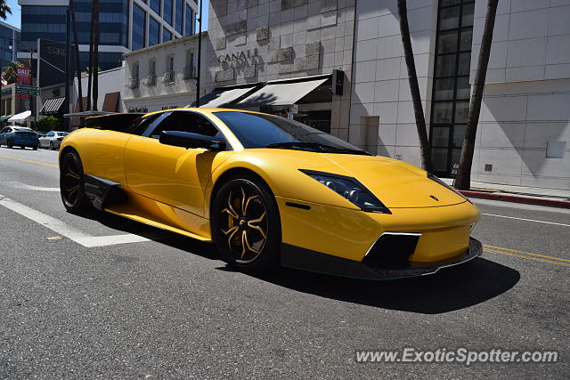 Lamborghini Murcielago spotted in Beverly Hills, California