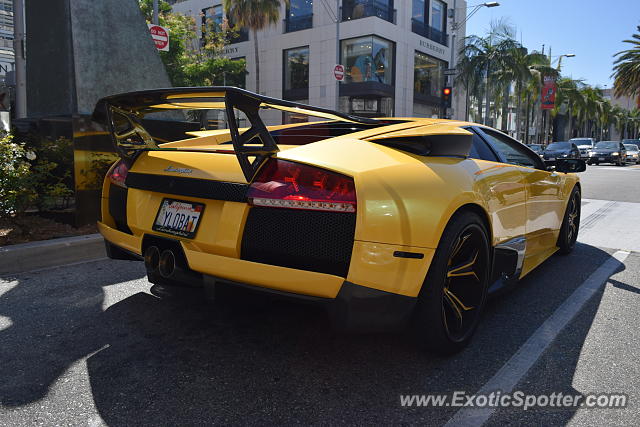 Lamborghini Murcielago spotted in Beverly Hills, California