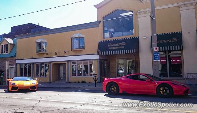 Ferrari 458 Italia spotted in Burlington, ON, Canada