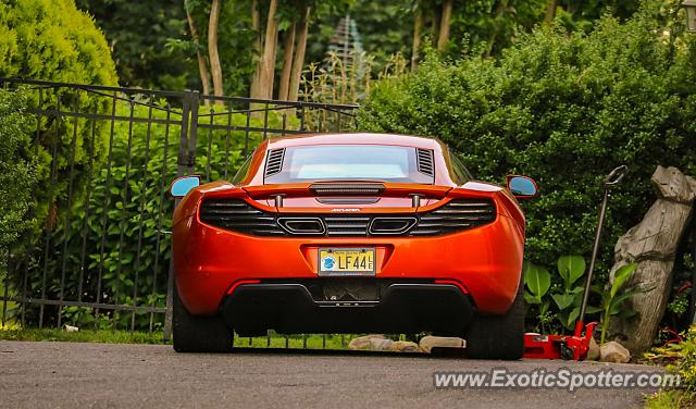 Mclaren MP4-12C spotted in Rumson, New Jersey