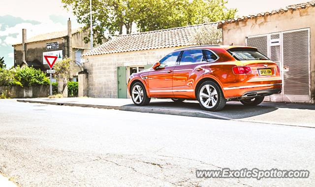 Bentley Bentayga spotted in Petite ville, France