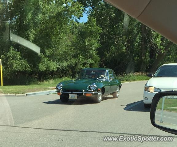 Jaguar E-Type spotted in Omaha, Nebraska