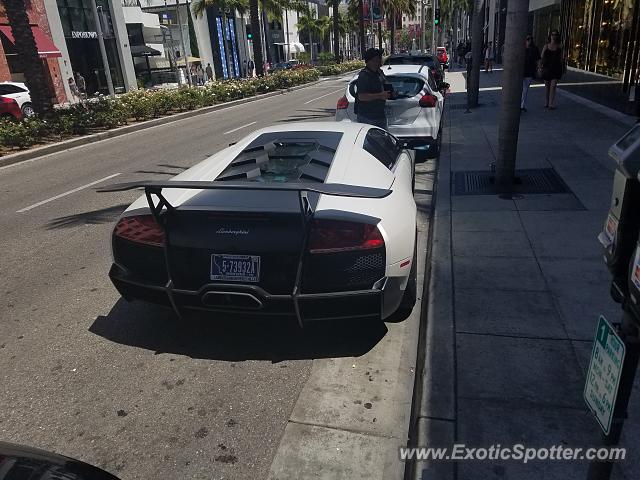 Lamborghini Murcielago spotted in Beverly Hills, California
