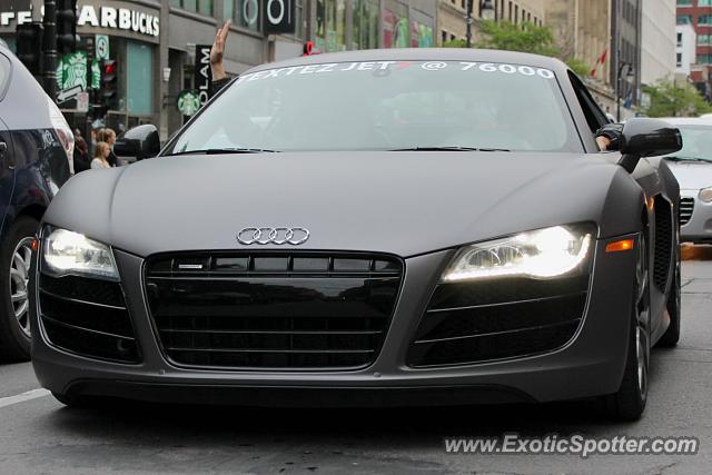 Audi R8 spotted in Montreal, QC, Canada