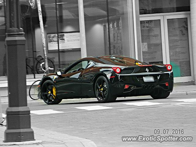 Ferrari 458 Italia spotted in Toronto, Canada