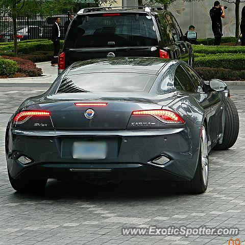 Fisker Karma spotted in Toronto, Canada