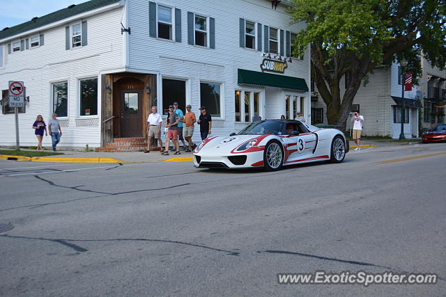 Porsche 918 Spyder spotted in Elkhart Lake, Wisconsin