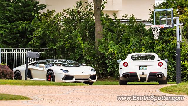 Lamborghini Aventador spotted in Deal, New Jersey