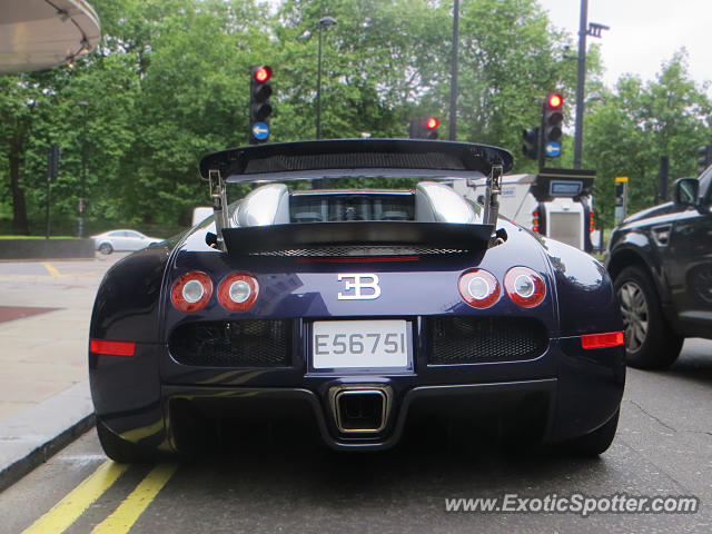 Bugatti Veyron spotted in London, United Kingdom