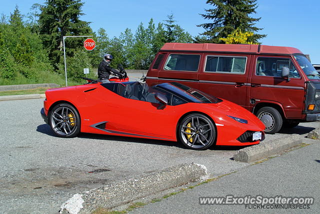 Lamborghini Huracan spotted in Vancouver, Canada