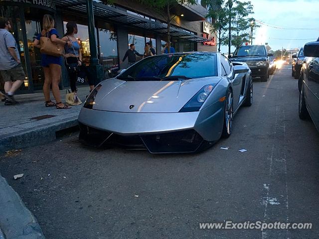 Lamborghini Gallardo spotted in Boston, Massachusetts