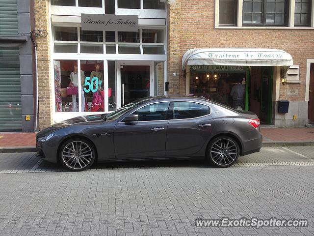 Maserati Ghibli spotted in Knokke, Belgium