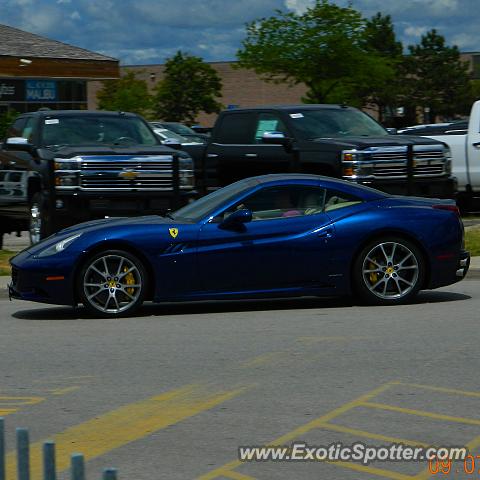 Ferrari California spotted in Toronto, Canada