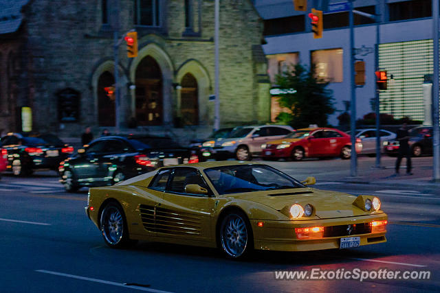 Ferrari Testarossa spotted in Toronto, Canada