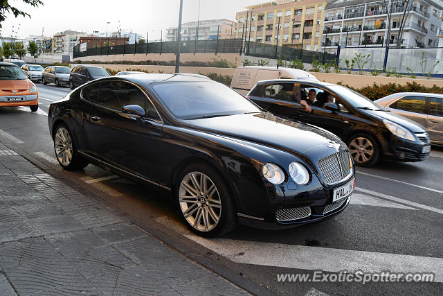 Bentley Continental spotted in San Pedro, Spain