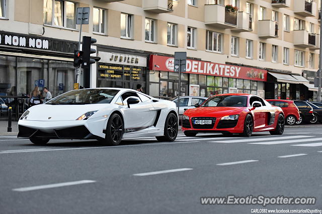 Audi R8 spotted in Warsaw, Poland