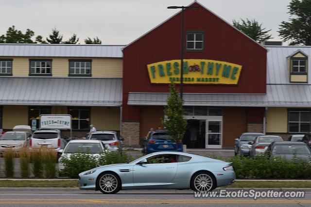Aston Martin DB9 spotted in Downers Grove, Illinois