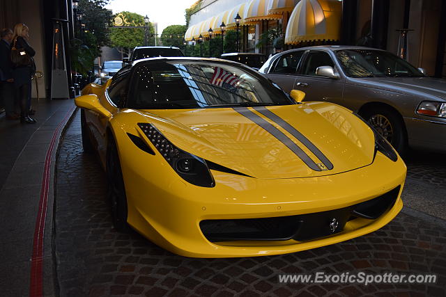 Ferrari 458 Italia spotted in Beverly Hills, California