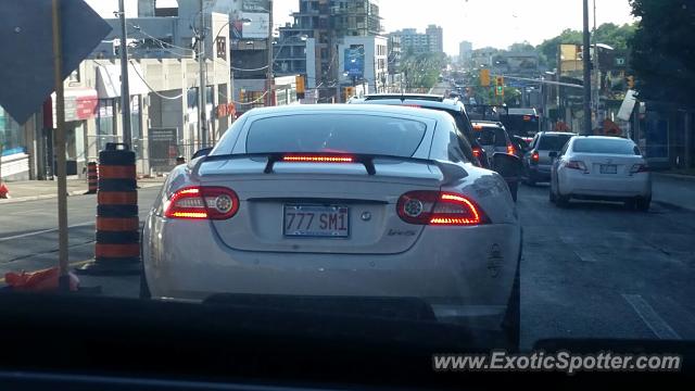 Jaguar XKR-S spotted in Toronto, Canada