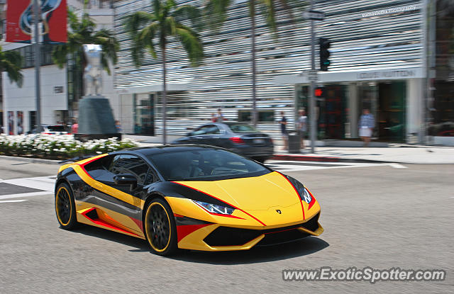Lamborghini Huracan spotted in Beverly Hills, California